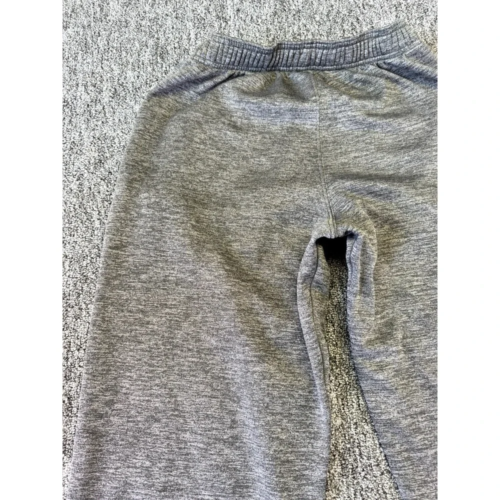 Adidas Climawarm Sweatpants Mens Small Heather Gray Logo Fleece Lined Athletic